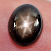 3.30 Ct. Oval Cab Natural Black Star Sapphire 6 Rays 3.30 Ct. Oval Cab Natural Black Star Sapphire 6 Rays