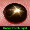3.01 Ct. Oval Cab Natural Gem Black Star Sapphire 6 Rays