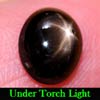 2.02 Ct. Oval Cab Natural Black Star Sapphire 6 Rays
