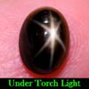 2.34 Ct. Oval Cab Natural Black Star Sapphire 6 Rays
