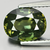 Certified Green Sapphire 3.31 Ct. Oval 9.42 x 7.45 Mm. Natural Gemstone Thailand