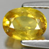 Yellow Sapphire Oval Shape 7.4 x 5.6 Mm. 1.55 Ct. Natural Gemstone Thailand