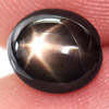 1.67 Ct. Oval Cab Natural Black Star Sapphire 6 Rays