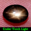 2.05 Ct. Oval Cab Natural Black Star Sapphire 6 Rays