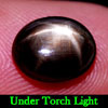 2.20 Ct. Oval Cab Natural Black Star Sapphire 6 Rays