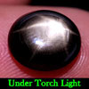 2.30 Ct. Oval Cabochon Natural Black Star Sapphire 6 Rays