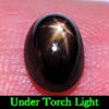 2.12 Ct. Oval Cab Natural Black Star Sapphire 6 Rays