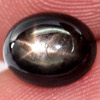 2.96 Ct. Oval Cab Natural Black Star Sapphire 6 Rays