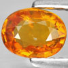 Orange Sapphire 0.95 Ct. Oval Shape 6.3 x 4.8 Mm. Natural Gemstone From Tanzania