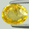 Yellow Sapphire Oval Shape 6.7 x 5.4 Mm. 1.06 Ct. Natural Gemstone Thailand