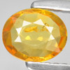 0.77 Ct. Oval Shape Natural Orange Sapphire Thailand