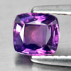 Certified Unheated 1.06 Ct. Cushion Natural Purple Sapphire