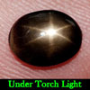 2.15 Ct. Oval Cab Natural Black Star Sapphire 6 Rays