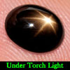 2.02 Ct. Oval Cab Natural Black Star Sapphire 6 Rays