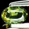 0.47 Ct. Oval Natural Greenish Yellow Sapphire Thailand