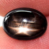 1.95 Ct. Oval Cab Natural Black Star Sapphire 6 Rays