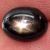 1.80 Ct. Oval Cab Natural Black Star Sapphire 6 Rays