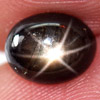 1.93 Ct. Oval Cab Natural Black Star Sapphire 6 Rays