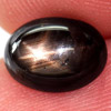 2.07 Ct. Oval Cab Natural Black Star Sapphire 6 Rays