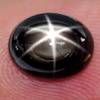2.23 Ct. Oval Cab Natural Black Star Sapphire 6 Rays