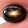 1.77 Ct. Oval Cab Natural Black Star Sapphire 6 Rays