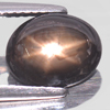 3.53 Ct. Natural Black Star Sapphire 6 Rays