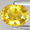 Yellow Sapphire 1.14 Ct. Oval Shape 6.8 x 5.3 Mm. Natural Gemstone From Thailand