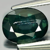 Green Sapphire 1.52 Ct Oval Shape 8.2 x 6.4 Mm. Natural Gem Thailand Heated Only