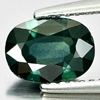 Blueish Green Sapphire 1.16 Ct. Oval Shape 8 x 5.8 Mm. Natural Gemstone Thailand