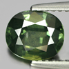 Green Sapphire 1.48 Ct. Oval Shape 7.4 x 6.4 Mm Natural Gem Heated Only Thailand