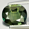 2.15 Ct. Oval Shape 9 x 7.5 Mm. Natural Gemstone Green Sapphire From Thailand