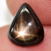 Natural Gem 5.03 Ct. Pear Cabochon Black Star Sapphire 6 Rays