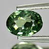 Green Sapphire 0.94 Ct. Oval Shape 6.7 x 4.7 Mm. Natural Gemstone Madagascar