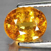 Yellow Sapphire 0.97 Ct. Oval Shape 6.2 x 5.1 Mm. Natural Gemstone Thailand