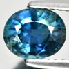 Sapphire Greenish Blue 1.57 Ct. Oval 7.5 x 6 Mm Natural Gem Thailand Heated Only