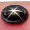 2.47 Ct. Round Cab Shape Natural Gem Black Star Sapphire 6 Rays