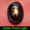 1.94 Ct. Alluring Oval Cabochon Natural Gemstone Black Star Sapphire 6 Rays