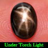 1.81 Ct. Alluring Oval Cabochon Natural Black 6 Rays Star Sapphire Gem