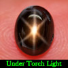1.88 Ct. Oval Cabochon Natural Gemstone Black 6 Rays Star Sapphire