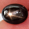Oval Cabochon 1.70 Ct. Natural Black Star Sapphire 6 Rays