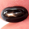 1.92 Ct. Bewitching Oval Cab Natural Gemstone Black 6 Rays Star Sapphire