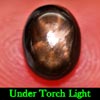 1.70 Ct. Ravishing Natural Black 6 Rays Star Sapphire Gemstone Oval Cab