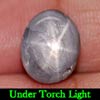 5.79 Ct. Natural Gem Gray 6 Rays Star Sapphire Oval Cabochon 5.79 Ct. Natural Gem Gray 6 Rays Star Sapphire Oval Cabochon