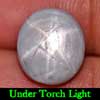 Unheated 8.66 Ct. Natural Gem Gray 6 Rays Star Sapphire Oval Cabochon Unheated 8.66 Ct. Natural Gem Gray 6 Rays Star Sapphire Oval Cabochon