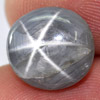 8.90 Ct. Oval Cabochon Natural Gem 6 Ray Gray Star Sapphire 8.90 Ct. Oval Cabochon Natural Gem 6 Ray Gray Star Sapphire