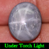 8.08 Ct. Oval Cabochon Natural Gray 6 Ray Star Sapphire Unheated 8.08 Ct. Oval Cabochon Natural Gray 6 Ray Star Sapphire Unheated