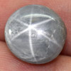 Unheated 8.43 Ct. Oval Cab Natural Gem Gray 6 Ray Star Sapphire
