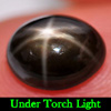 2.88 Ct. Oval Cab Natural Gemstone Lucky 6 Ray Black Star Sapphire 2.88 Ct. Oval Cab Natural Gemstone Lucky 6 Ray Black Star Sapphire