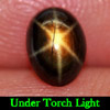 Unheated 0.99 Ct. Oval Cab Natural Gem Lucky 6 Ray Yellow Star Sapphire Unheated 0.99 Ct. Oval Cab Natural Gem Lucky 6 Ray Yellow Star Sapphire