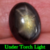 3.97 Ct. Attractive Oval Cabochon Natural Gemstone Black 6 Rays Star Sapphire 3.97 Ct. Attractive Oval Cabochon Natural Gemstone Black 6 Rays Star Sapphire